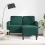 Sofá de 2 plazas con chaise longue forma L verde oscuro 125 cm by , Sofas - Ref: Foro24-4107071, Price: 281,89 €, Discount: %