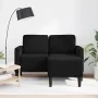 Sofá de 2 plazas con chaise longue en forma de L negro 125 cm by , Sofas - Ref: Foro24-4107073, Price: 252,70 €, Discount: %
