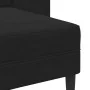 Sofá de 2 plazas con chaise longue en forma de L negro 125 cm by , Sofas - Ref: Foro24-4107073, Price: 252,70 €, Discount: %