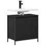 Mueble de baño con lavabo negro 60x34,5x60 cm de , Tocadores de baño - Ref: Foro24-861892, Precio: 63,15 €, Descuento: %