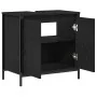 Mueble de baño con lavabo negro 60x34,5x60 cm de , Tocadores de baño - Ref: Foro24-861892, Precio: 63,15 €, Descuento: %