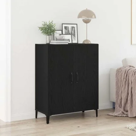 Aparador de madera de roble negro 69,5x34x90 cm de , Aparadores - Ref: Foro24-862093, Precio: 86,74 €, Descuento: %