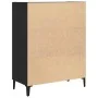 Aparador de madera de roble negro 69,5x34x90 cm de , Aparadores - Ref: Foro24-862093, Precio: 86,74 €, Descuento: %