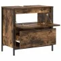 Mueble de baño con lavabo y cajones roble ahumado 60x34,5x60 cm von , Badezimmerwaschtische - Ref: Foro24-861884, Preis: 65,3...