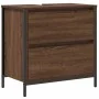 Mueble de baño con lavabo y cajones roble marrón 60x34,5x60 cm von , Badezimmerwaschtische - Ref: Foro24-861886, Preis: 67,13...