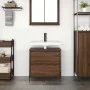 Mueble de baño con lavabo y cajones roble marrón 60x34,5x60 cm von , Badezimmerwaschtische - Ref: Foro24-861886, Preis: 67,13...
