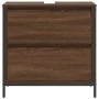 Mueble de baño con lavabo y cajones roble marrón 60x34,5x60 cm von , Badezimmerwaschtische - Ref: Foro24-861886, Preis: 67,13...
