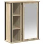 Mueble de baño de pared con espejo roble Sonoma 50x21x60 cm de , Tocadores de baño - Ref: Foro24-861903, Precio: 61,94 €, Des...