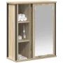 Mueble de baño de pared con espejo roble Sonoma 50x21x60 cm de , Tocadores de baño - Ref: Foro24-861903, Precio: 61,94 €, Des...