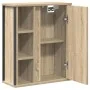 Mueble de baño de pared con espejo roble Sonoma 50x21x60 cm de , Tocadores de baño - Ref: Foro24-861903, Precio: 61,94 €, Des...