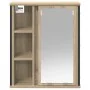 Mueble de baño de pared con espejo roble Sonoma 50x21x60 cm de , Tocadores de baño - Ref: Foro24-861903, Precio: 61,94 €, Des...