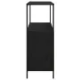 Mueble de baño con estantes roble negro 76,5x35x95 cm de , Tocadores de baño - Ref: Foro24-861917, Precio: 80,11 €, Descuento: %
