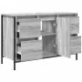 Mueble de lavabo con cajones gris Sonoma 90x34,5x60 cm de , Tocadores de baño - Ref: Foro24-861890, Precio: 98,74 €, Descuent...