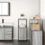 Mueble de baño con estantes gris Sonoma 36x35x95 cm de , Tocadores de baño - Ref: Foro24-861915, Precio: 51,88 €, Descuento: %