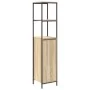 Mueble de baño con estantes roble Sonoma 36x35x165 cm von , Badezimmerwaschtische - Ref: Foro24-861908, Preis: 71,73 €, Rabat...