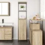 Mueble de baño con estantes roble Sonoma 36x35x165 cm von , Badezimmerwaschtische - Ref: Foro24-861908, Preis: 71,73 €, Rabat...