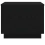 Mesa de centro con luces LED roble negro 50x50x40 cm de , Mesas de centro - Ref: Foro24-862259, Precio: 69,93 €, Descuento: %