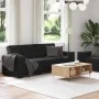 Juego de sofás con cojines 2 piezas terciopelo negro by , Sofas - Ref: Foro24-3324705, Price: 479,52 €, Discount: %