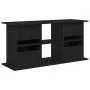 Soporte para acuario de madera de roble negro 121x41x58 cm by , Aquarium supports - Ref: Foro24-862154, Price: 113,79 €, Disc...