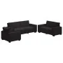 Juego de sofás con cojines 3 piezas terciopelo negro von , Sofas - Ref: Foro24-3324623, Preis: 640,04 €, Rabatt: %