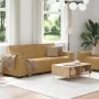 Juego de sofás con cojines 2 piezas terciopelo marrón by , Sofas - Ref: Foro24-3324707, Price: 458,42 €, Discount: %