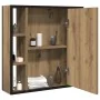 Mueble de baño con espejo de roble artesanal 60x16x60 cm von , Badezimmerwaschtische - Ref: Foro24-862227, Preis: 61,07 €, Ra...