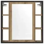 Mueble de baño con espejo de roble artesanal 60x16x60 cm von , Badezimmerwaschtische - Ref: Foro24-862227, Preis: 61,07 €, Ra...