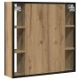 Mueble de baño con espejo de roble artesanal 60x16x60 cm von , Badezimmerwaschtische - Ref: Foro24-862227, Preis: 61,07 €, Ra...