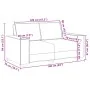 Juego de sofás con cojines 2 piezas tela rojo tinto von , Sofas - Ref: Foro24-3324694, Preis: 467,07 €, Rabatt: %