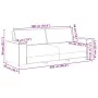Juego de sofás con cojines 2 piezas tela rojo tinto von , Sofas - Ref: Foro24-3324694, Preis: 467,07 €, Rabatt: %