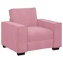 Juego de sofás con cojines 3 piezas terciopelo rosa de , Sofás - Ref: Foro24-3324621, Precio: 669,26 €, Descuento: %