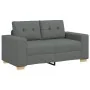 Sofá Loveseat gris oscuro 120 cm de tela by , Sofas - Ref: Foro24-4105069, Price: 214,07 €, Discount: %