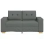 Sofá Loveseat gris oscuro 120 cm de tela by , Sofas - Ref: Foro24-4105069, Price: 214,07 €, Discount: %