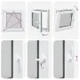 Ventana de sótano "RISOR" 60x60 cm oscilobatiente DIN izquierda von , Windows - Ref: Foro24-4108301, Preis: 106,53 €, Rabatt: %