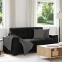 Sofá Loveseat Terciopelo Negro 140 cm von , Sofas - Ref: Foro24-4105127, Preis: 218,90 €, Rabatt: %