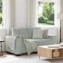 Sofá Loveseat gris claro 120 cm terciopelo de , Sofás - Ref: Foro24-4105110, Precio: 213,31 €, Descuento: %