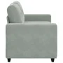 Sofá Loveseat gris claro 120 cm terciopelo de , Sofás - Ref: Foro24-4105110, Precio: 213,31 €, Descuento: %