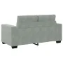 Sofá Loveseat gris claro 120 cm terciopelo de , Sofás - Ref: Foro24-4105110, Precio: 213,31 €, Descuento: %
