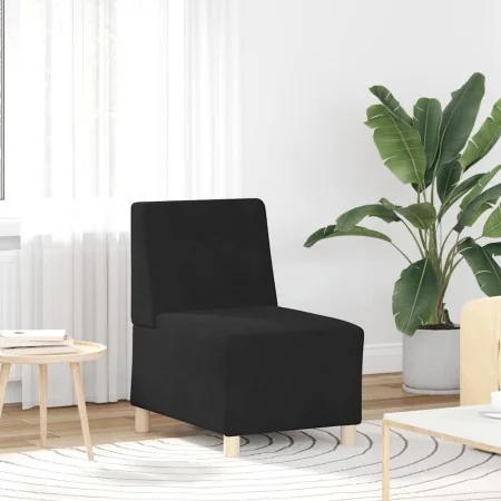Sillón de terciopelo negro 55 cm de , Sofás - Ref: Foro24-4108485, Precio: 118,68 €, Descuento: %