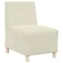 Sillón de terciopelo color crema 55 cm von , Sofas - Ref: Foro24-4108487, Preis: 119,67 €, Rabatt: %