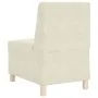 Sillón de terciopelo color crema 55 cm von , Sofas - Ref: Foro24-4108487, Preis: 119,67 €, Rabatt: %