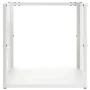Leñero blanco 40x40x40 cm Acero laminado en frío von , Brennholztaschen und -halter - Ref: Foro24-864244, Preis: 48,94 €, Rab...