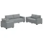 Conjunto de sofá de 3 piezas con cojines de tela gris claro von , Sofas - Ref: Foro24-3324649, Preis: 618,89 €, Rabatt: %