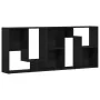 Estantería de madera de roble negro 67x24x161 cm by , Bookcases and shelves - Ref: Foro24-862485, Price: 85,10 €, Discount: %
