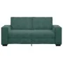 Sofá de 2 plazas de terciopelo verde oscuro 140 cm de , Sofás - Ref: Foro24-4105022, Precio: 214,80 €, Descuento: %