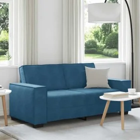 Sofá de 2 plazas terciopelo azul 140 cm von , Sofas - Ref: Foro24-4105029, Preis: 214,84 €, Rabatt: %