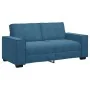 Sofá de 2 plazas terciopelo azul 140 cm by , Sofas - Ref: Foro24-4105029, Price: 214,84 €, Discount: %