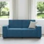 Sofá de 2 plazas terciopelo azul 140 cm by , Sofas - Ref: Foro24-4105029, Price: 214,84 €, Discount: %