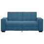 Sofá de 2 plazas terciopelo azul 140 cm by , Sofas - Ref: Foro24-4105029, Price: 214,84 €, Discount: %