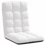 Silla de suelo plegable de tela blanca 71x51x62 cm de , Sillas de suelo - Ref: Foro24-4019743, Precio: 62,25 €, Descuento: %